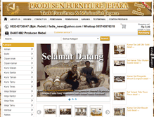 Tablet Screenshot of furniturejatiminimalis.com